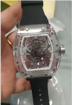 Replica Richard Mille RM 56-01 Sapphire Black Rubber Band Watch